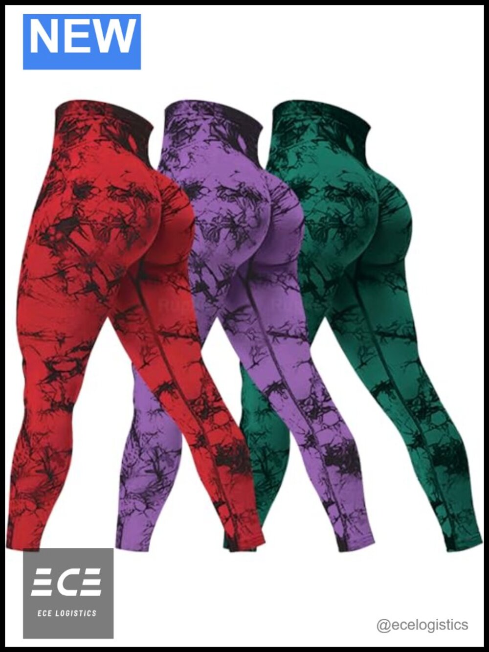 Women's 3 Pack Seamless High Waist Leggings Scrunch Butt Yoga Pants